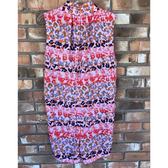 Q&A Multicolored Leopard Print Romper Large - Picture 3 of 7